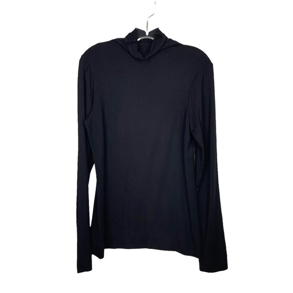 Heather by Bordeaux Long Sleeve Mock Neck Tee, Large - Picture 4 of 8